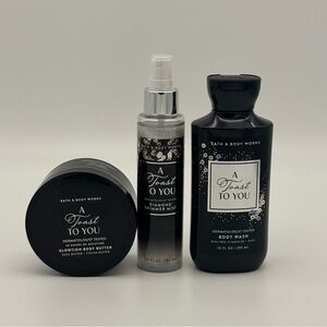Bath & Body Works A Toast To You Body Care Gift Set NWT